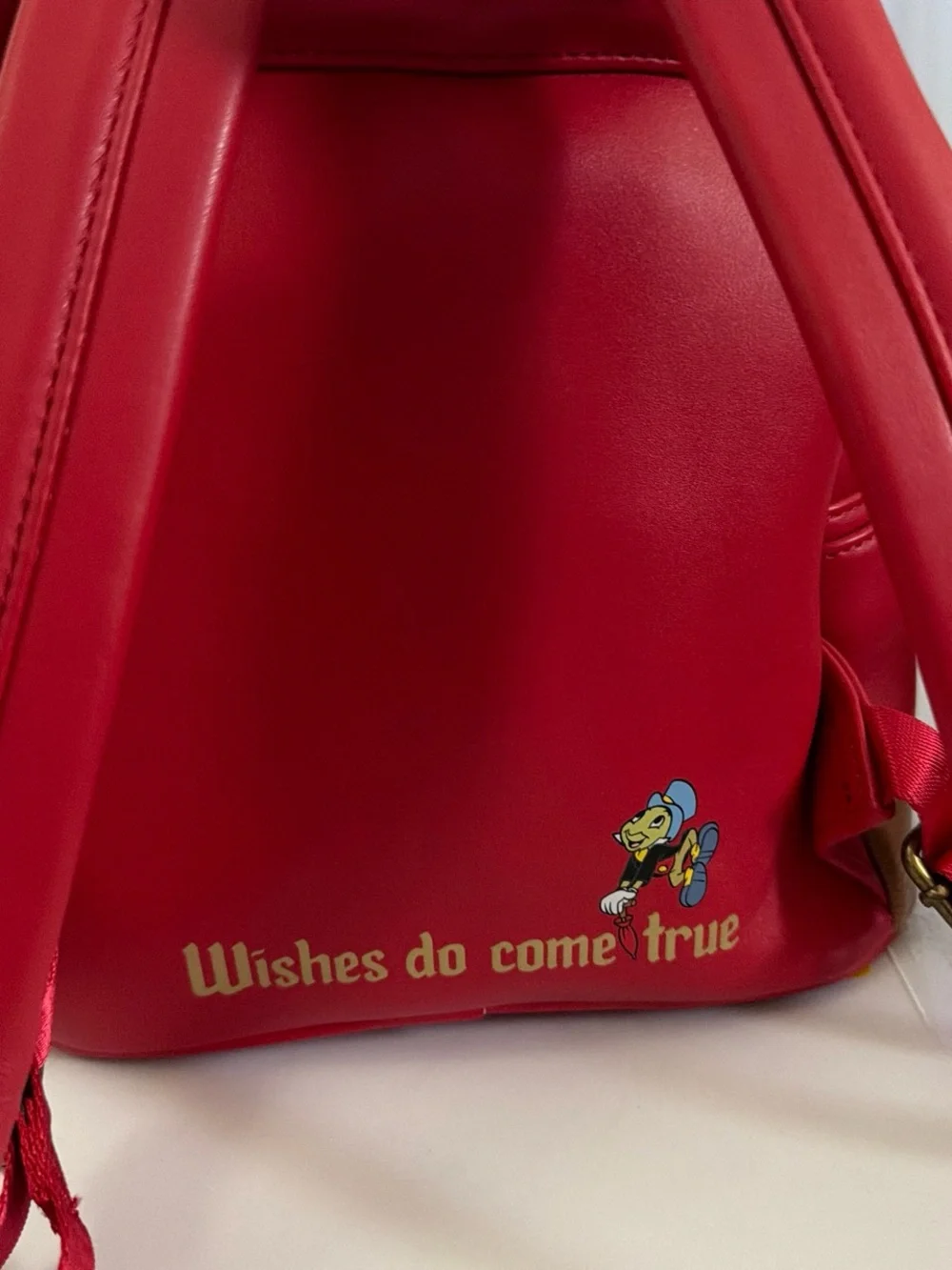 Pinocchio Character Backpack — Red, Blue, Yellow